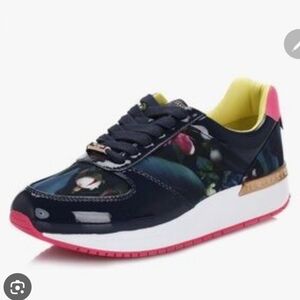 Ted Baker Navy and Pink Sneakers